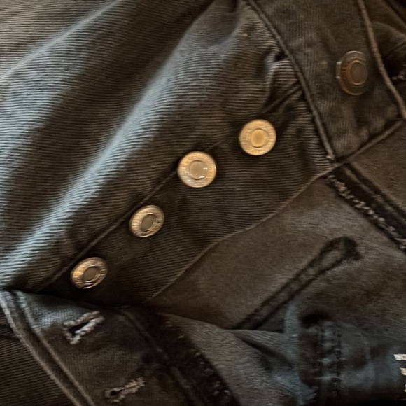 AEO Vintage Hi-Rise Black Jeans Size 8 Long - Picture 10 of 10